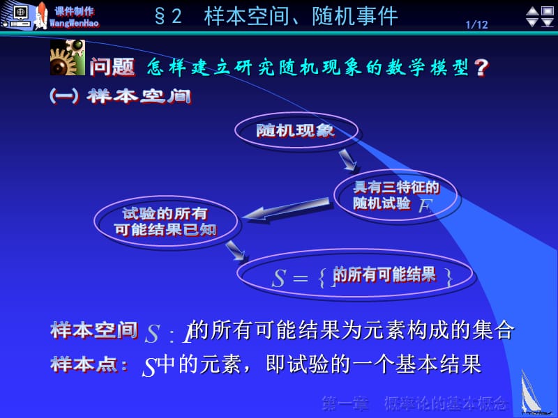 《概率论》第1章§2样本空间、随机事.ppt_第1页