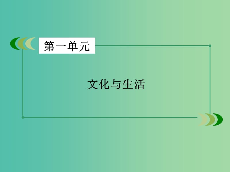 高中政治 第1单元 第2课 第1框 感受文化影响课件 新人教版必修3.ppt_第2页