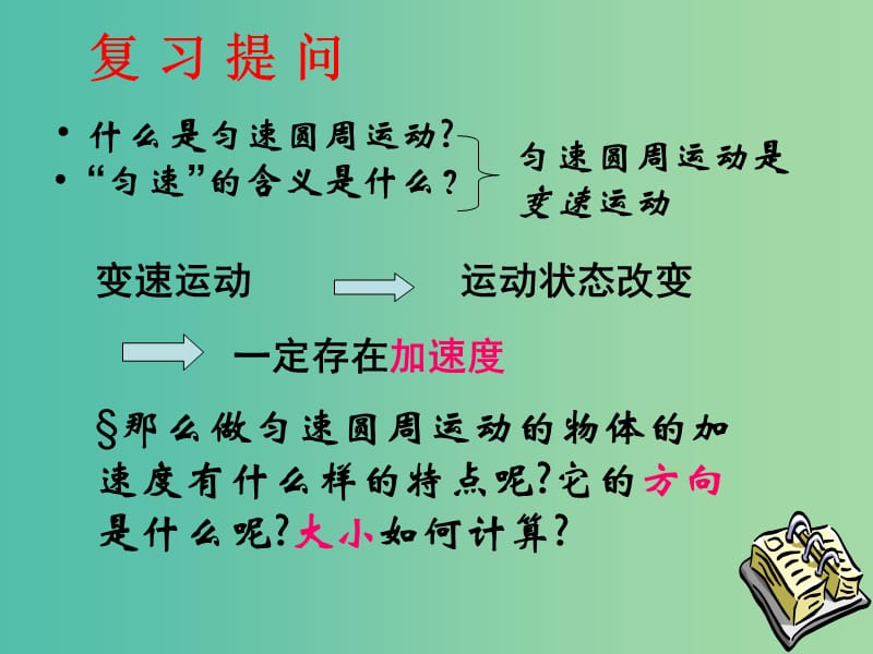 高中物理 5.5向心加速度课件1 新人教版必修2.ppt_第2页