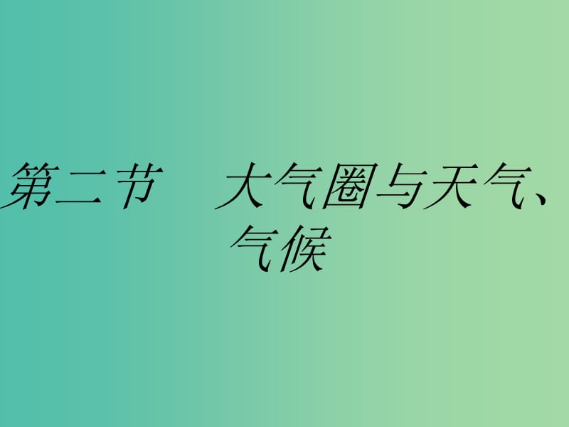 高中地理《2.2 大气圈与天气、气候》课件3 鲁教版必修1.ppt_第1页