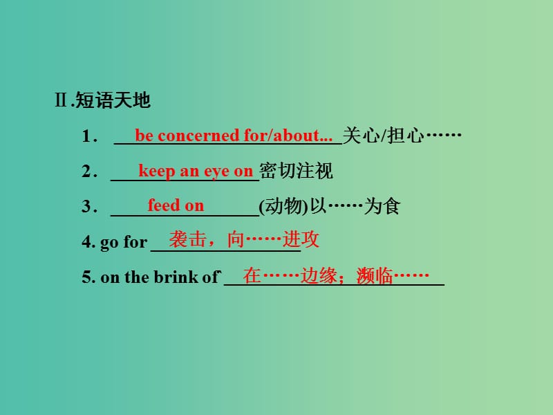 高中英语 6.2 Vocabulary Listening and Speaking课件 外研版必修5.ppt_第3页