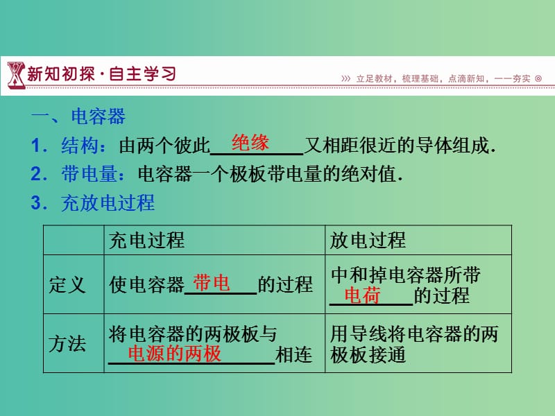 高中物理 第一章 第8节 电容器的电容课件 新人教版选修3-1.ppt_第3页