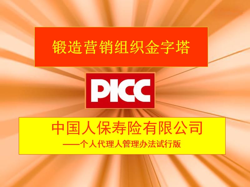 PICC公司基本法业务员宣导版44页.ppt_第1页