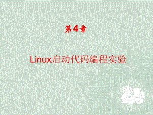Linux启动代码编程实验.ppt