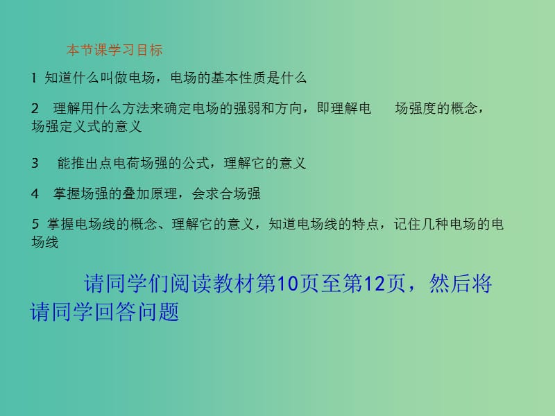 高中物理 第一章 3 电场强度课件 新人教版选修3-1.ppt_第2页