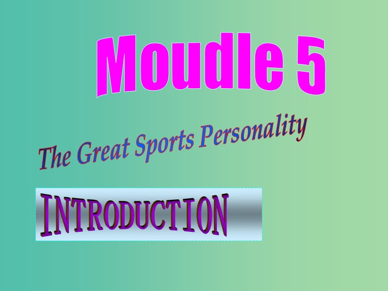 高中英语 Module5 introduction课件 外研版必修5.ppt_第1页