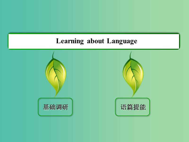 高中英语 Unit 1 Festivals around the world《Learning about Language》课件 新人教版必修3.ppt_第2页