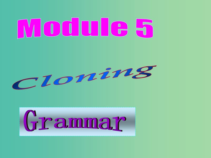 高中英语 Module5 Grammar课件 外研版选修6.ppt_第1页