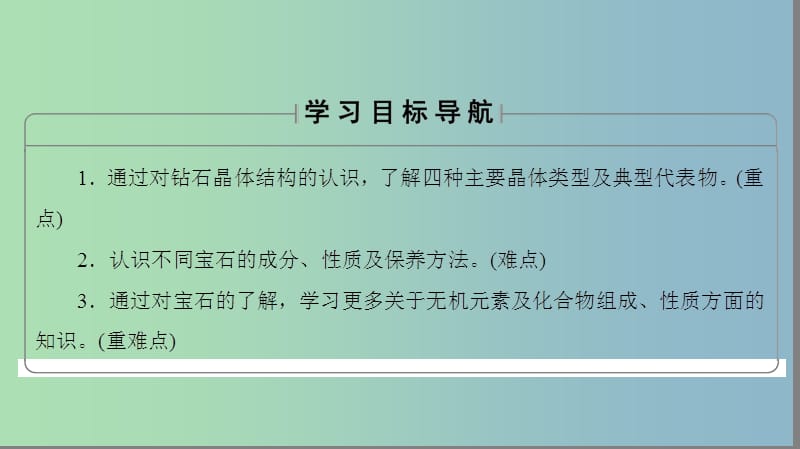 高中化学主题4认识生活中的材料课题2走进宝石世界课件鲁科版.ppt_第2页