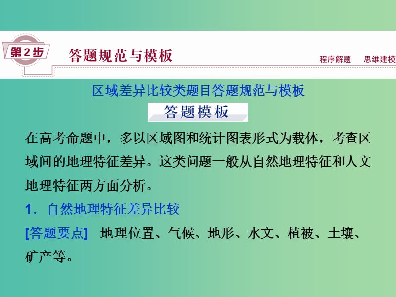 高考地理大一轮复习 第十二章 地理环境与区域发展章末提升三步曲课件.ppt_第3页