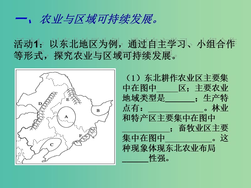 高考地理一轮复习 农业与区域可持续发展 农业与区域可持续发展 以东北地区为例（第1课时）课件.ppt_第3页