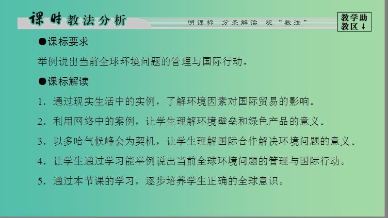 高中地理 第4单元 环境管理与全球行动 第2节 国际行动课件 鲁教版选修6.ppt_第2页