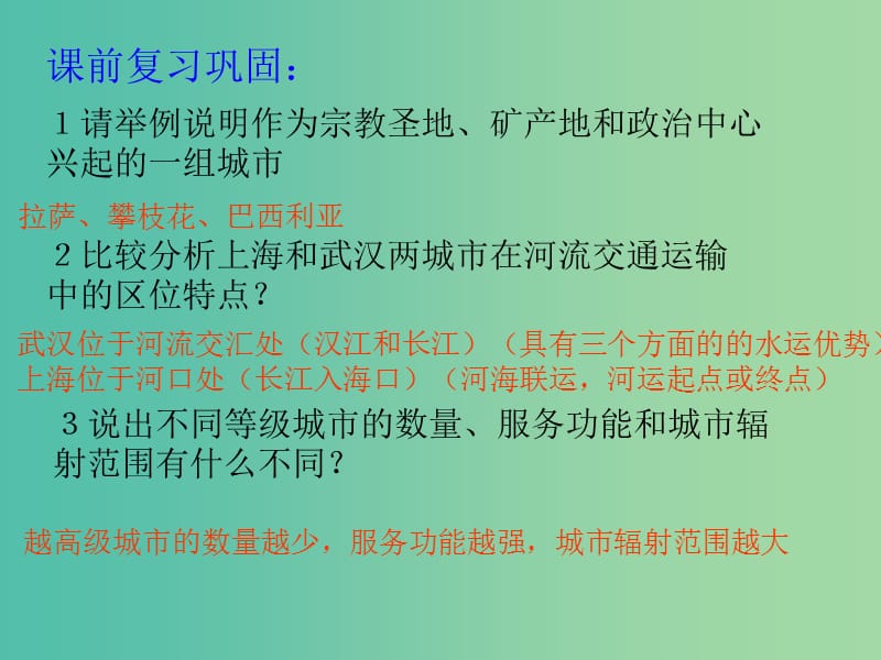 高中地理 2.3城市空间结构课件3 鲁教版必修2.ppt_第1页