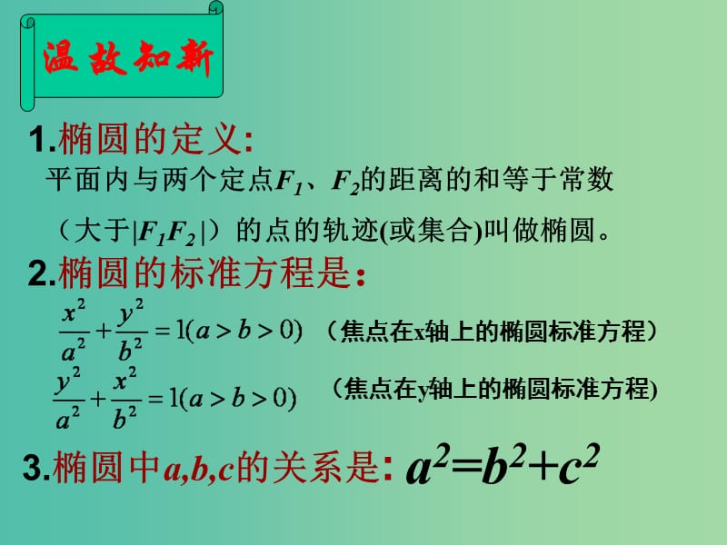 高中数学 2.2.2椭圆的几何性质课件 新人教A版选修2-1.ppt_第3页