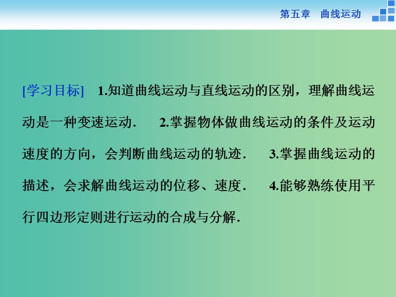 高中物理 第五章 曲线运动 第一节 曲线运动课件 新人教版必修2.ppt_第3页