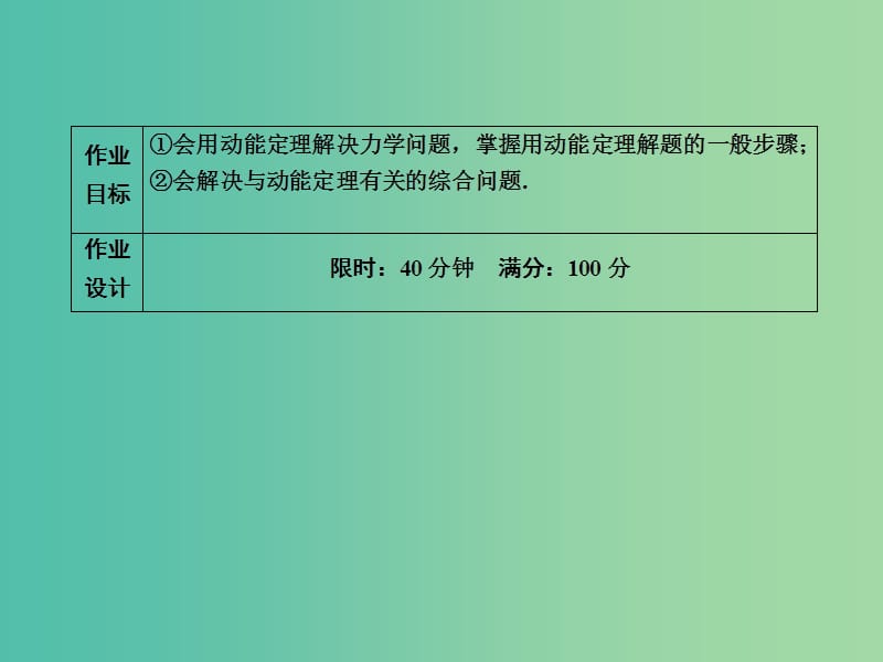 高中物理 第7章 机械能守恒定律《动能定理的应用》课件 新人教版必修2.ppt_第3页