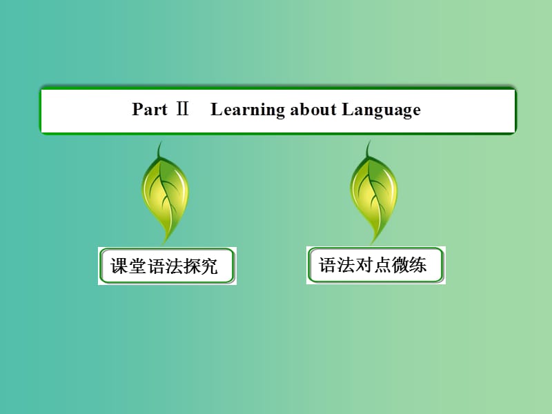 高中英语 Unit 1 Festivals around the world Part Ⅱ Learning about Language课件 新人教版必修3.ppt_第2页