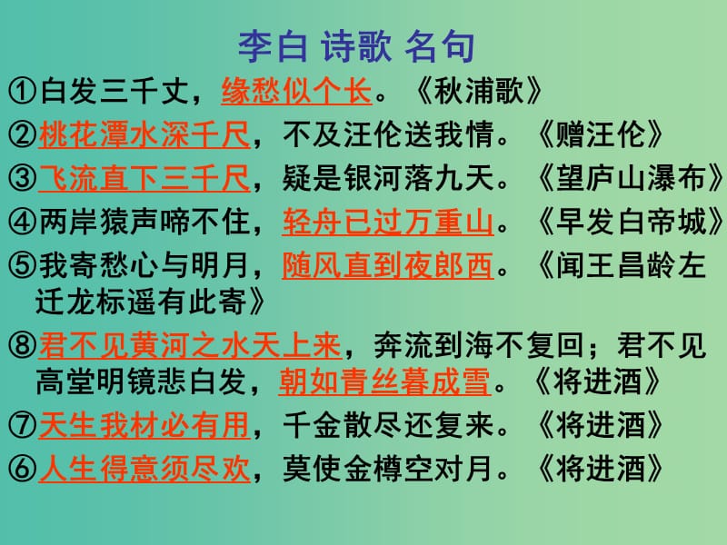 高中语文 第三专题 笔落惊风雨 诗从肺腑出《蜀道难》课件 苏教版必修4.ppt_第1页