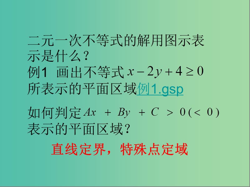 高中数学 3.3.1二元一次不等式（组）与平面区域课件2 新人教A版必修5.ppt_第3页