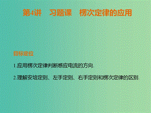 高中物理 4.4習(xí)題課 楞次定律的應(yīng)用課件 新人教版選修3-2.ppt