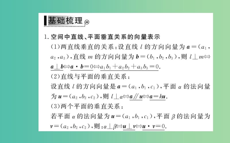 高中数学 3.2第2课时 空间向量与垂直关系课件 新人教A版选修2-1.ppt_第3页