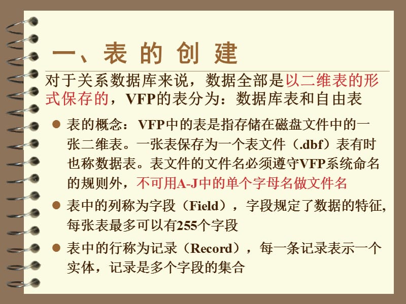 vfp表的创建和使用.ppt_第3页