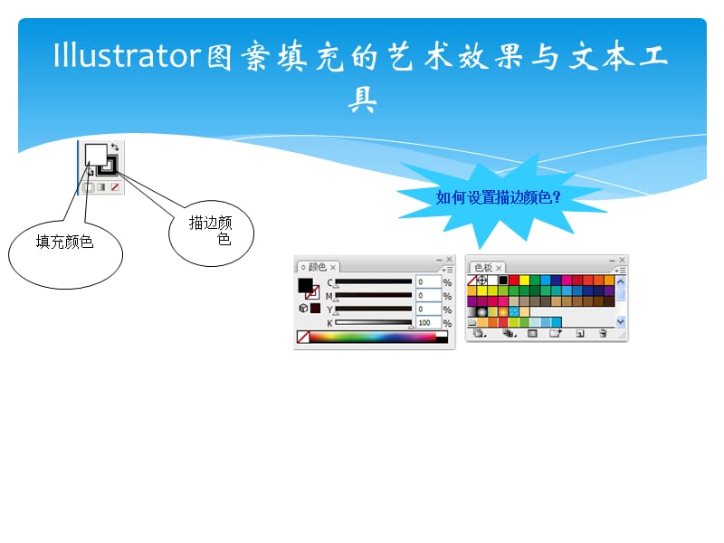 Illustrator图案填充的艺术效果与文本.ppt_第1页