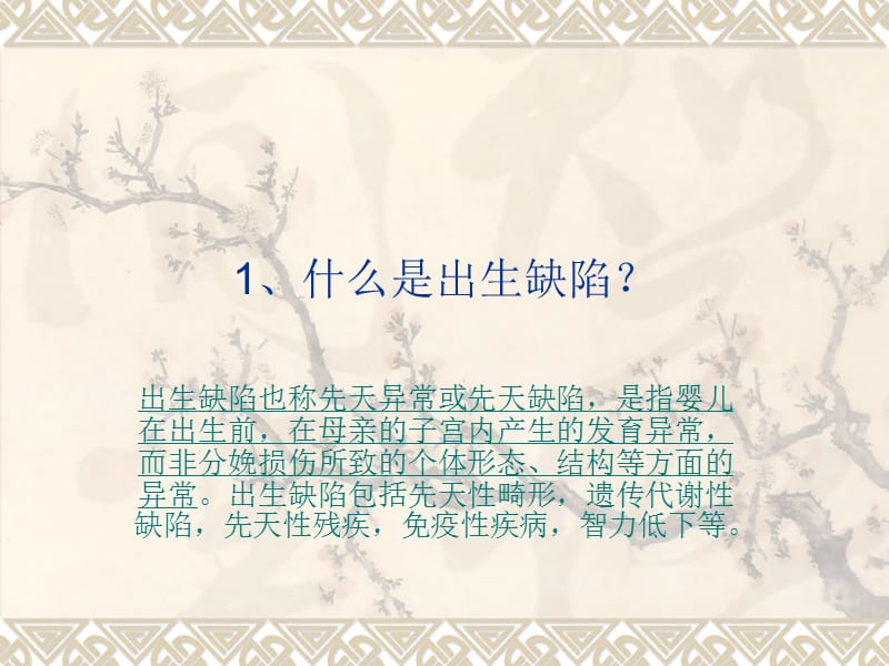 《出生缺陷的预防》PPT课件.ppt_第2页