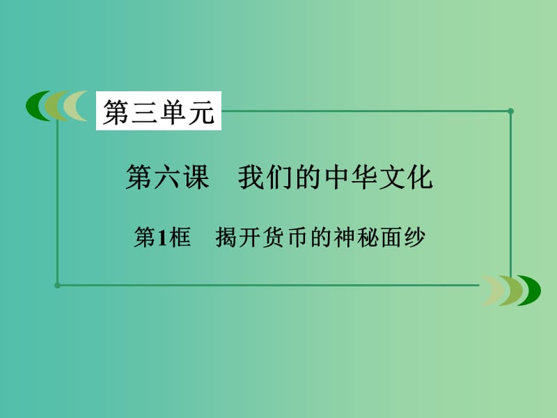 高中政治 第3单元 第6课 第1框 揭开货币的神秘面纱课件 新人教版必修3.ppt_第3页