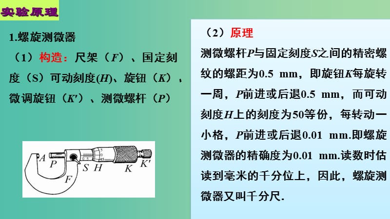 高中物理 第二章 恒定电流 实验 测定金属的电阻率课件2 新人教版选修3-1.ppt_第3页