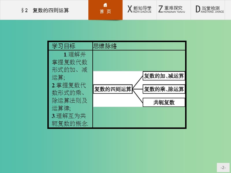 高中数学 4.2 复数的四则运算课件 北师大版选修1-2.ppt_第2页