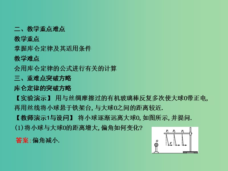 高中物理 第1章 静电场 第2节 库仑定律课件 新人教版选修3-1.ppt_第3页