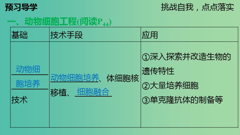 高中生物 专题二 细胞工程 2.2.1 动物细胞培养和核移植技术课件 新人教版选修3.ppt_第3页