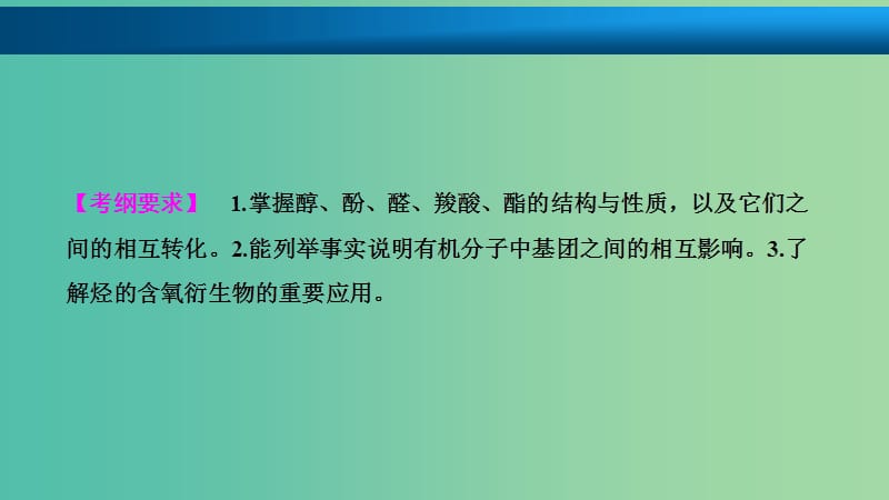 高考化学大一轮复习第十一章有机化学基础第41讲烃的含氧衍生物考点探究课件.ppt_第2页