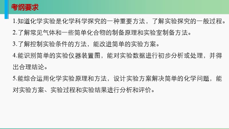 高考化学大二轮总复习 专题十五 综合实验探究课件.ppt_第2页