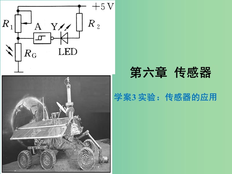 高中物理 6.3 实验 传感器的应用（问题探究式）同课异构课件 新人教版选修3-2.ppt_第1页