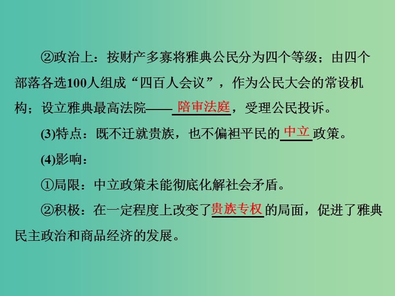 高中历史专题六二卓尔不群的雅典课件人民版.ppt_第3页