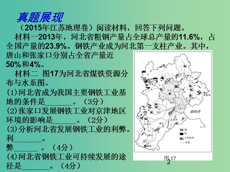 高考地理一轮复习 工业生产与地理环境 工业地域的形成发展（第2课时）课件.ppt_第2页