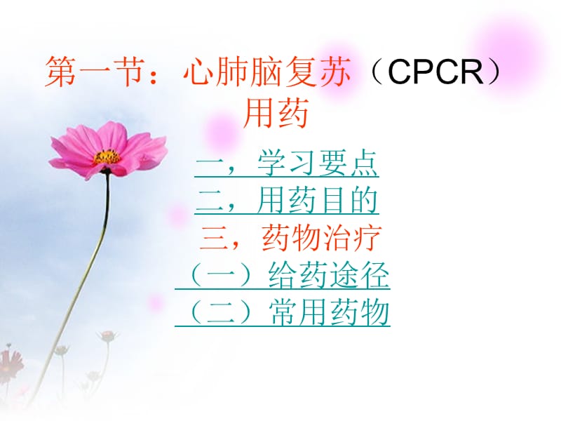 《心肺脑复苏用药》PPT课件.ppt_第1页