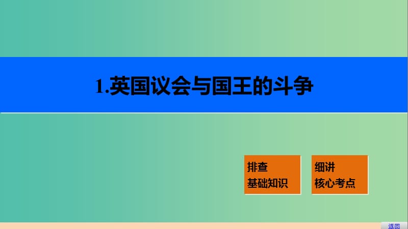 高考历史一轮复习 近代社会的民主思想与实践 考点2 近代英、美、法民主政治的发展进程课件 岳麓版.ppt_第3页