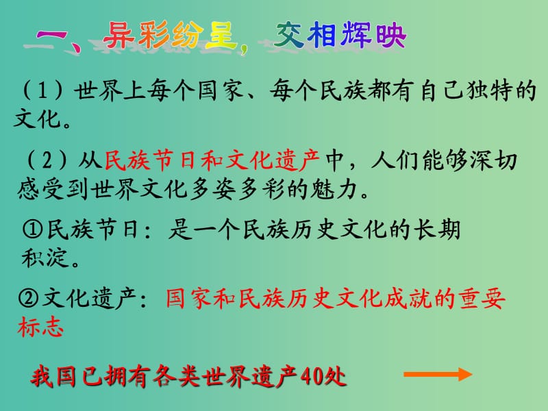 高中政治 第三课 文化的多样性与文化传播课件 新人教版必修3.ppt_第3页