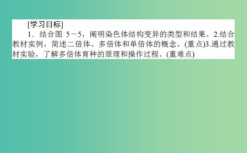 高中生物第五章基因突变及其他变异5.2染色体变异课件新人教版.ppt_第2页