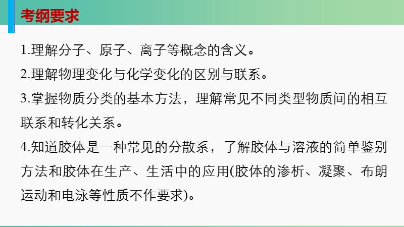 高考化学大二轮总复习 专题一 物质的组成、分类及变化 化学用语课件.ppt_第2页