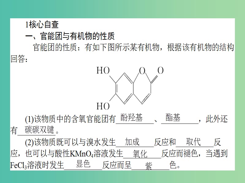 高考化学二轮复习 专题6 有机化学基础（选修5）课件.ppt_第2页