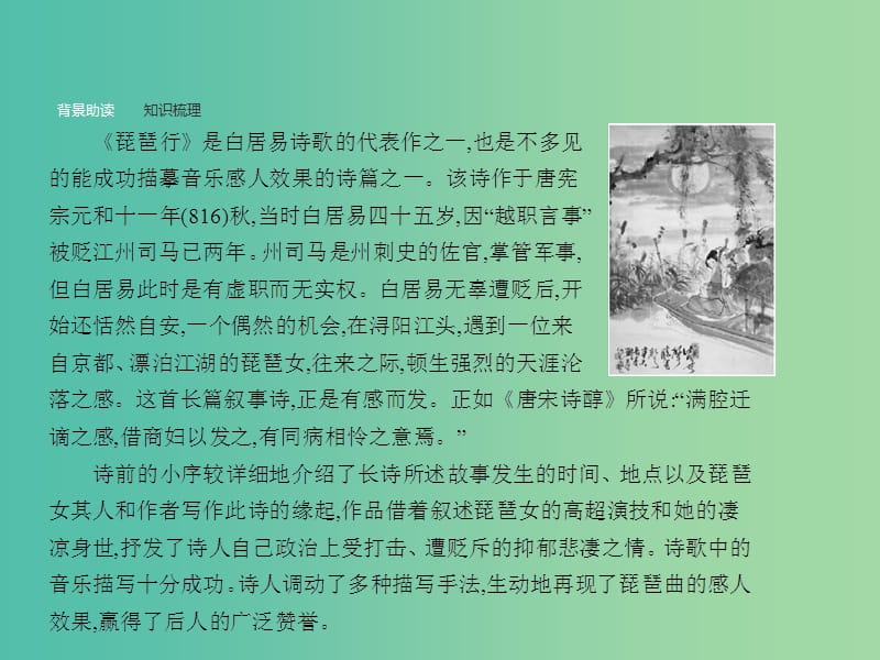 高中语文 2.6 琵琶行并序课件 新人教版必修3.ppt_第3页