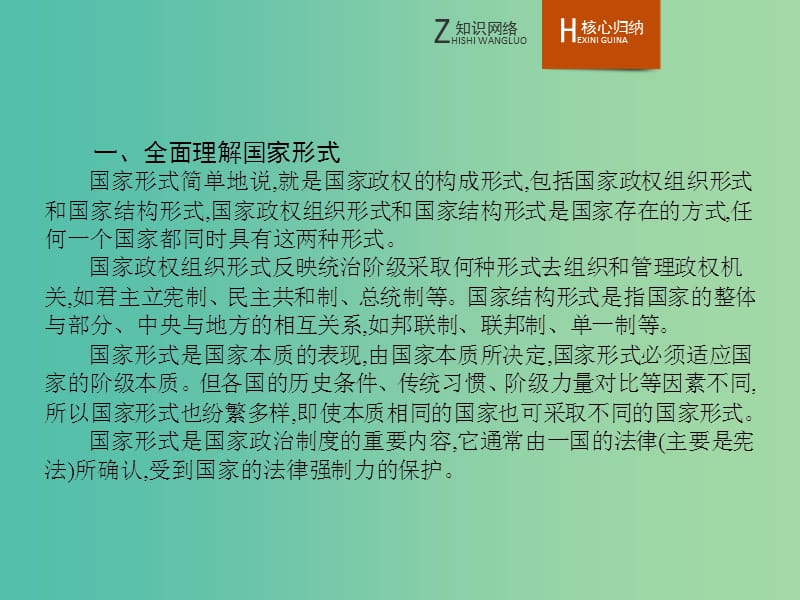 高中政治 专题一 各具特色的国家和国际组织整合课件 新人教版选修3.ppt_第3页