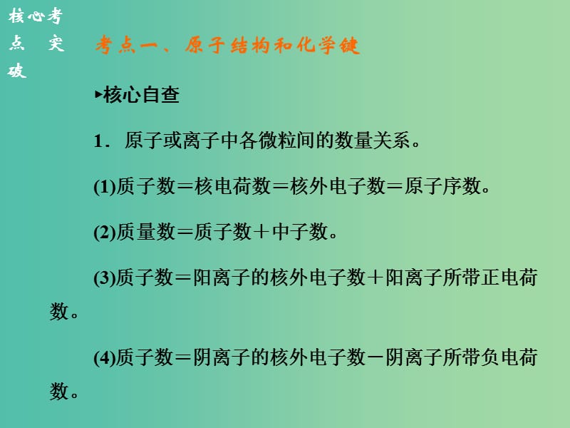 高考化学二轮复习 专题七 物质结构和元素周期律课件.ppt_第2页