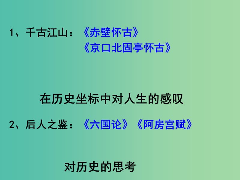 高中语文 第三专题《六国论》教学课件 苏教版必修2.ppt_第1页