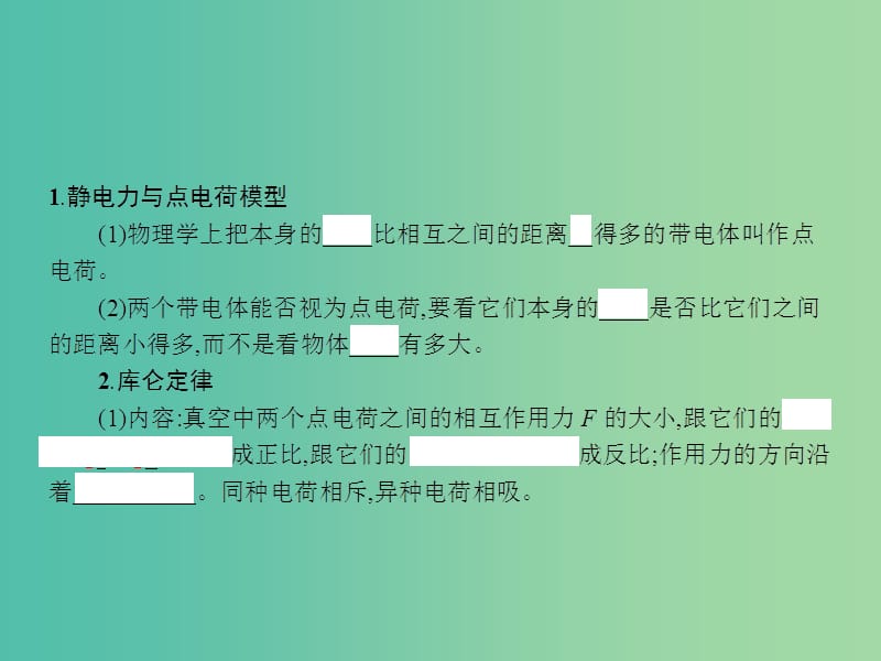 高中物理 1.2静电力 库仑定律课件 鲁科版选修3-1.ppt_第3页