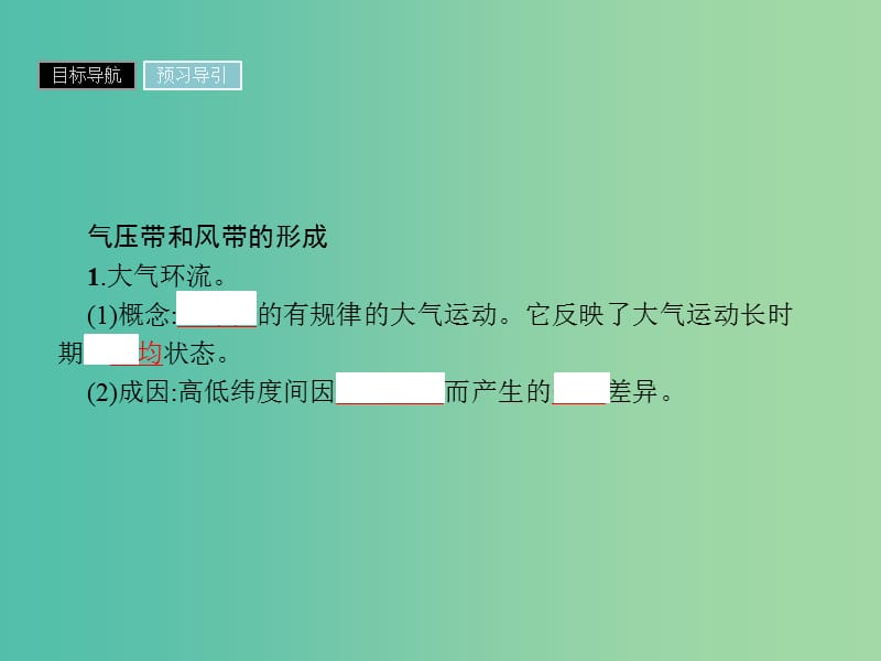 高中地理第二章地球上的大气2.2气压带和风带第1课时课件新人教版.ppt_第3页